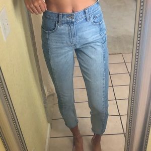 Abercombie and Fitch High Rise Mom Jean